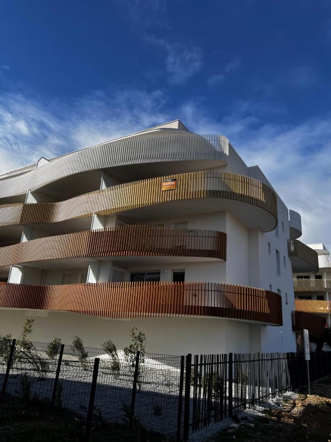 T2 Neuf + Piscine, 5 Mn A Pied Des Plages Sérignan Buitenkant foto